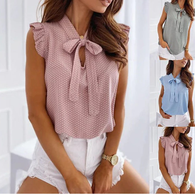 Yumi | Hihaton pilkullinen naisten paita-Clothing-EmiyoSuomi