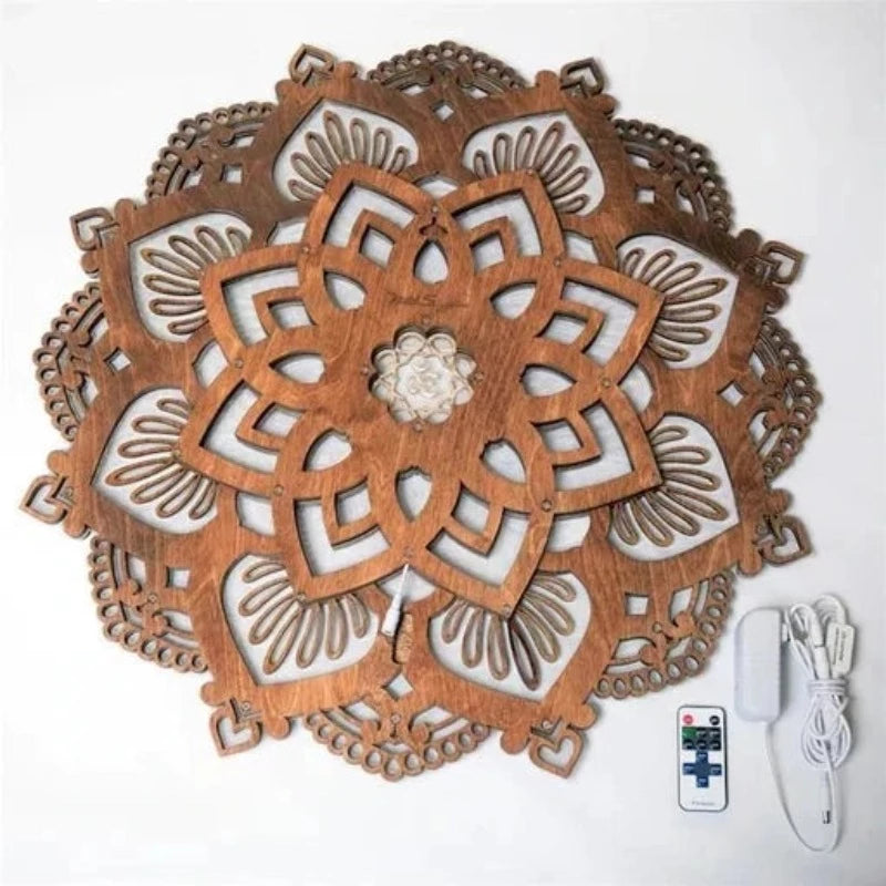 Mandala | Käsintehty seinävalaisin-EmiyoSuomi