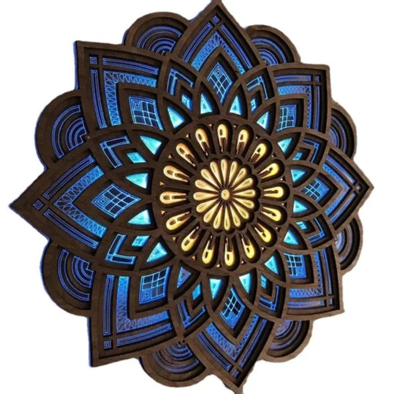 Mandala | Käsintehty seinävalaisin-EmiyoSuomi