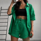 Carina | Tyylikäs yksirivinen kaksiosainen setti-EmiyoSuomi