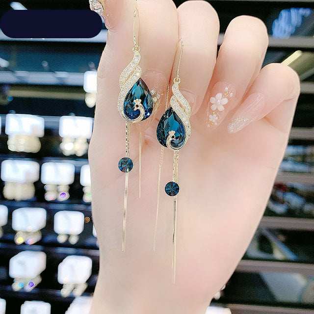 Emiyo | Peacock drop -riippuvat korvakorut-EmiyoSuomi