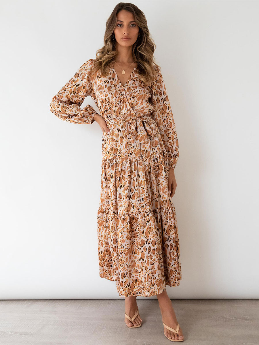 Fina | Muodikas pitkä mekko-Clothing-EmiyoSuomi