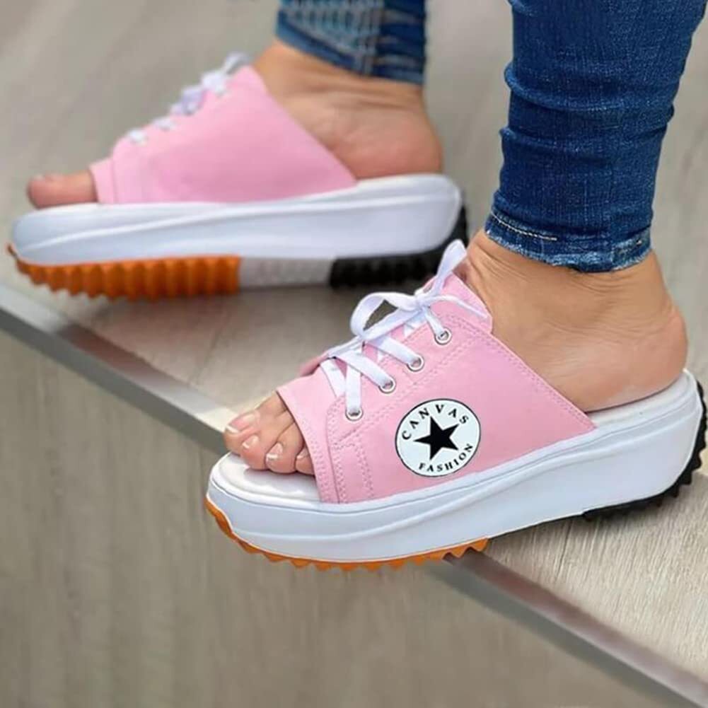 Gail | Hengittävät rento kangassandaalit-Shoes-EmiyoSuomi