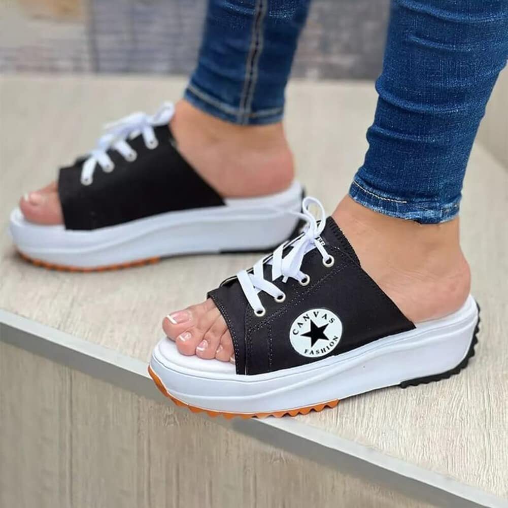 Gail | Hengittävät rento kangassandaalit-Shoes-EmiyoSuomi