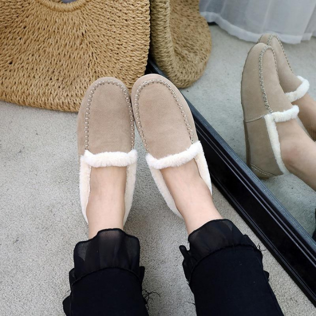 Gem | Moccasin lämpimät pehmokengät-Shoes-EmiyoSuomi