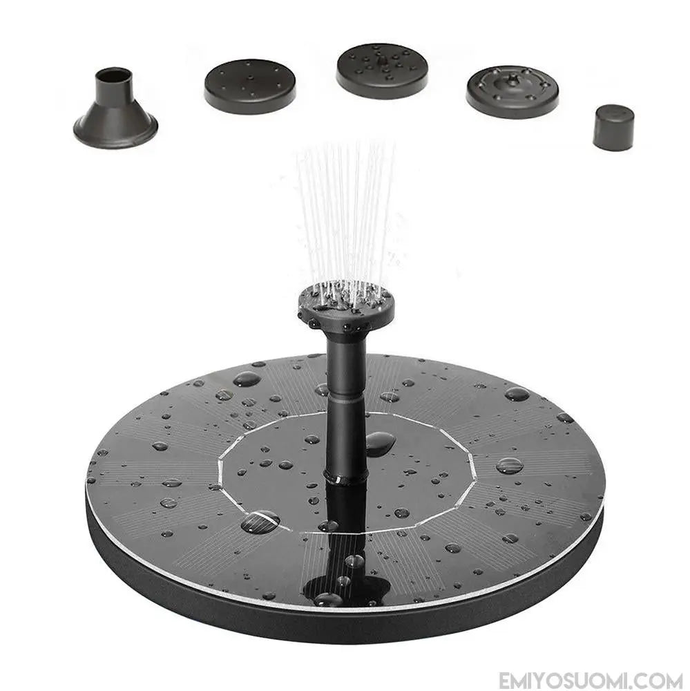 Emiyo Solar Fountain | Luo puutarhaan rentouttava ilmapiiri-EmiyoSuomi