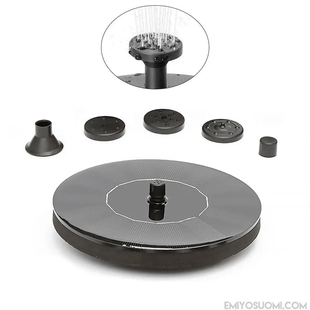 Emiyo Solar Fountain | Luo puutarhaan rentouttava ilmapiiri-EmiyoSuomi