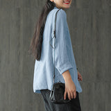 Nica | Puuvillainen pitkähihainen bleiseri-EmiyoSuomi