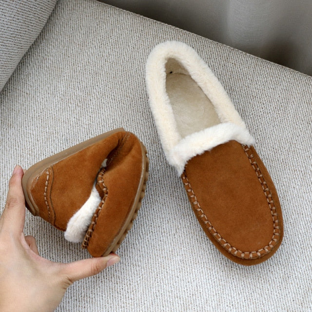 Gem | Moccasin lämpimät pehmokengät-Shoes-EmiyoSuomi