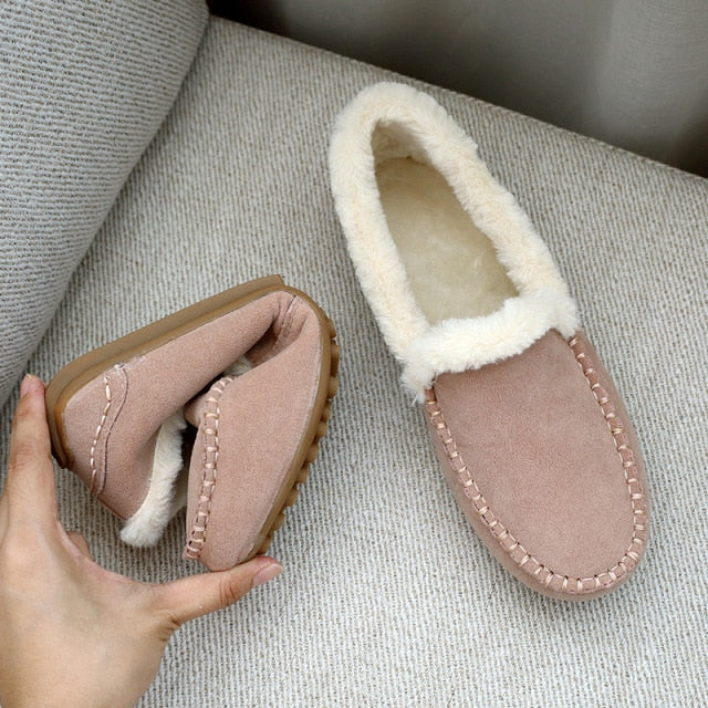 Gem | Moccasin lämpimät pehmokengät-Shoes-EmiyoSuomi