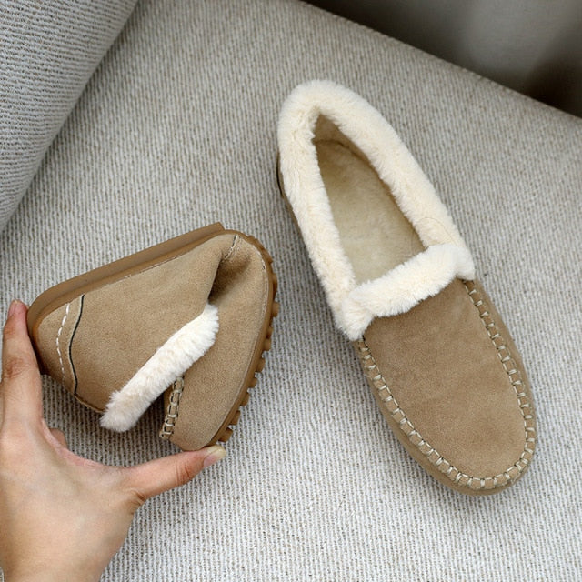 Gem | Moccasin lämpimät pehmokengät-Shoes-EmiyoSuomi