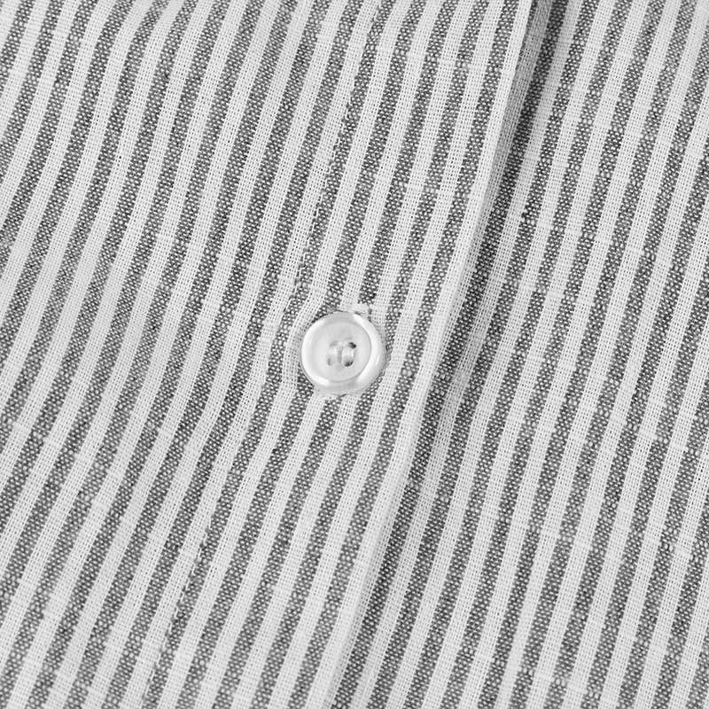 Anne | Hihainen raidallinen mekko-EmiyoSuomi