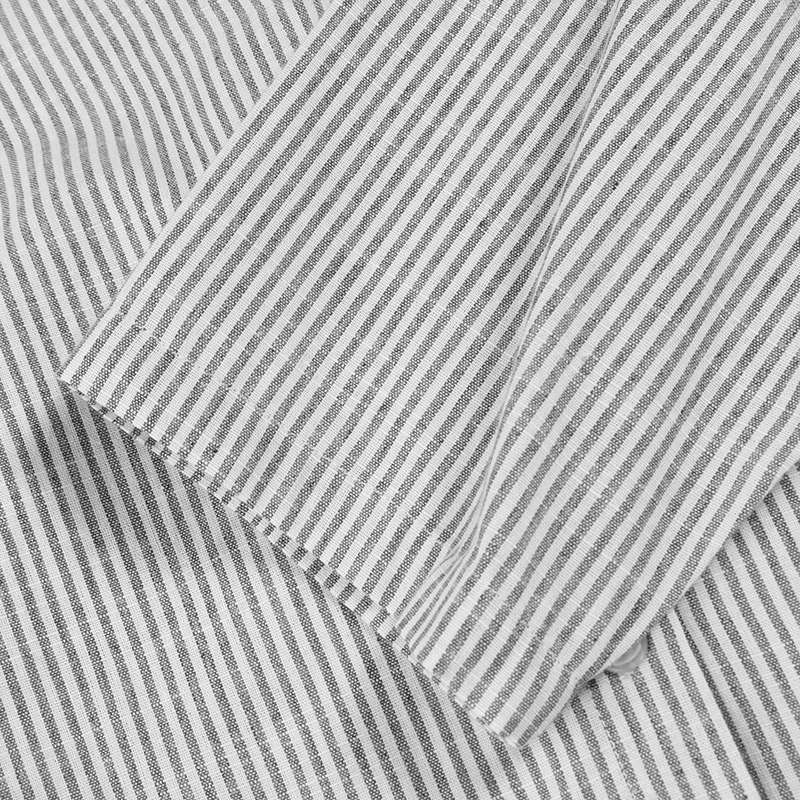 Anne | Hihainen raidallinen mekko-EmiyoSuomi