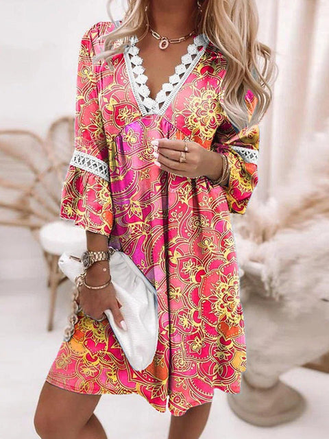 Cassey | Boho mekko-Clothing-EmiyoSuomi