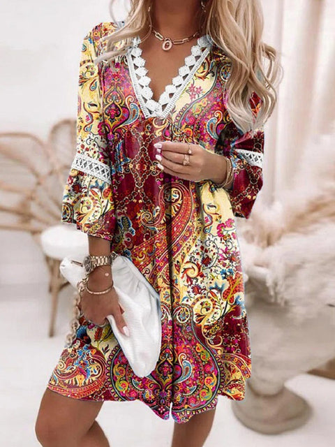 Cassey | Boho mekko-Clothing-EmiyoSuomi