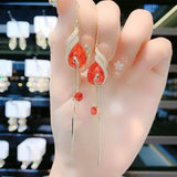 Emiyo | Peacock drop -riippuvat korvakorut-EmiyoSuomi