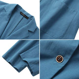 Nica | Puuvillainen pitkähihainen bleiseri-EmiyoSuomi