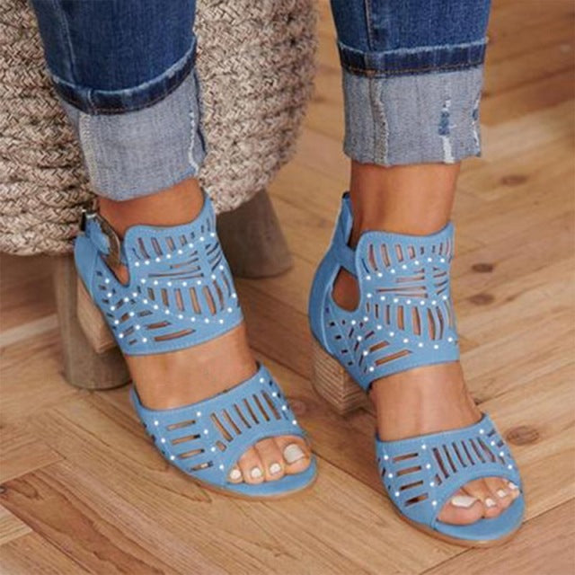 Zabrina | Vintage ontto sandaalit-Shoes-EmiyoSuomi