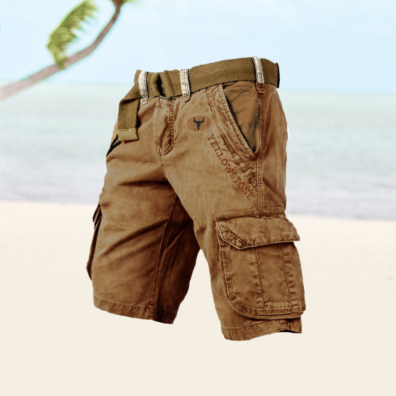 Cargo Shortsit - Monipuoliset ja Mukavat - Kesätyyli-Shorts-EmiyoSuomi