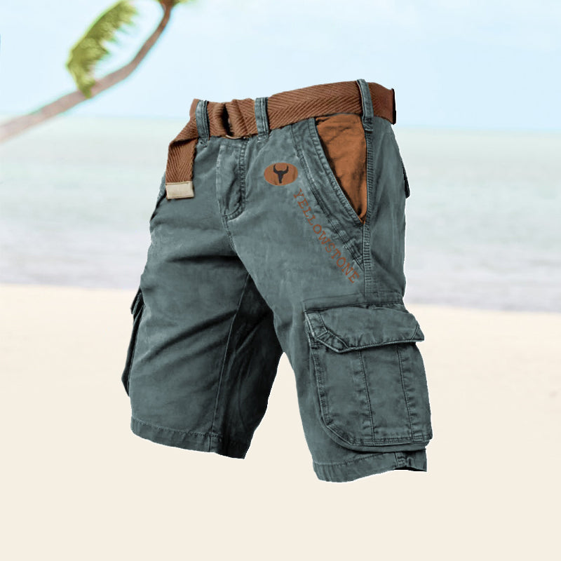 Cargo Shortsit - Monipuoliset ja Mukavat - Kesätyyli-Shorts-EmiyoSuomi