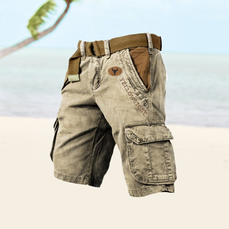 Cargo Shortsit - Monipuoliset ja Mukavat - Kesätyyli-Shorts-EmiyoSuomi