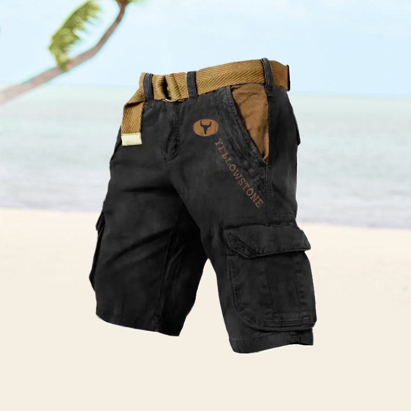 Cargo Shortsit - Monipuoliset ja Mukavat - Kesätyyli-Shorts-EmiyoSuomi