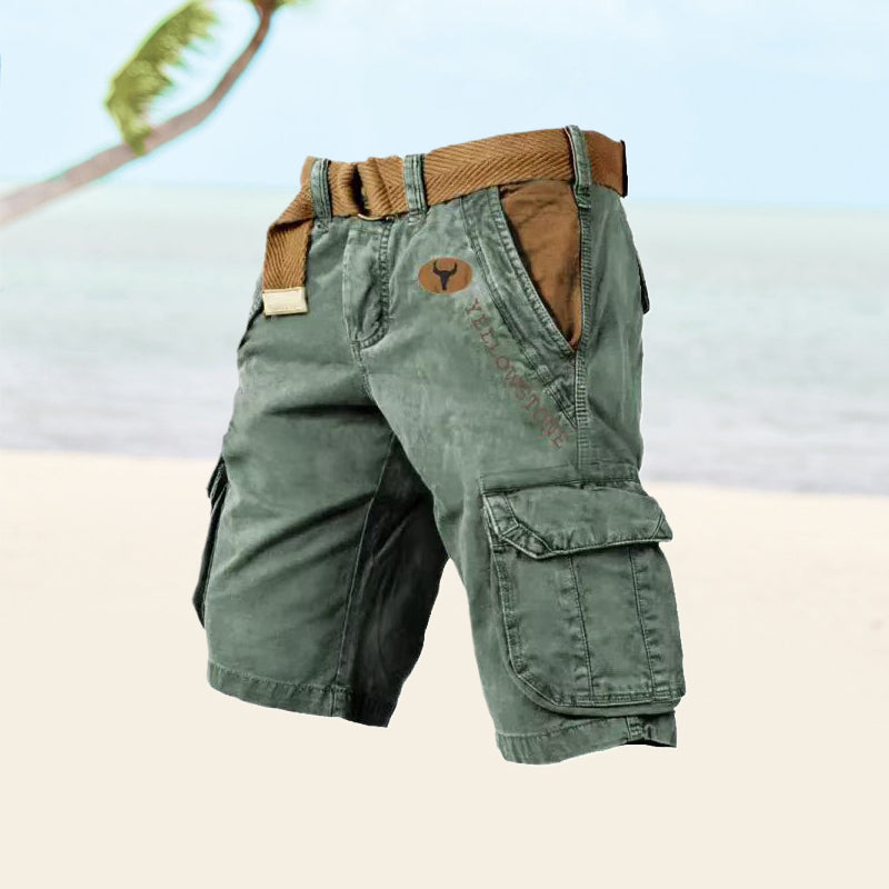 Cargo Shortsit - Monipuoliset ja Mukavat - Kesätyyli-Shorts-EmiyoSuomi