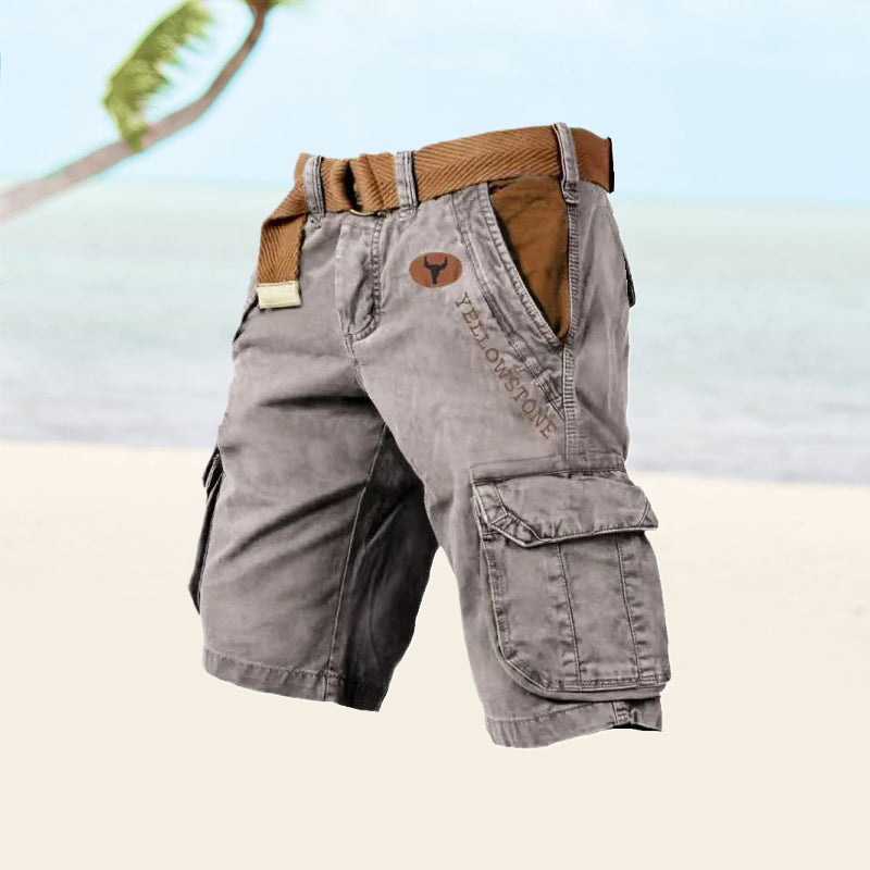 Cargo Shortsit - Monipuoliset ja Mukavat - Kesätyyli-Shorts-EmiyoSuomi