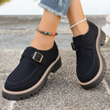 Loafers Fibbia Spessa PU - Kaikki Kaudet - EmiyoSuomi