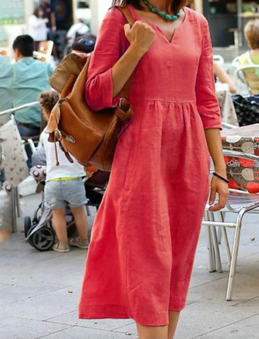 YMA - Élégante robe de printemps - Mode féminine-Mekot-EmiyoSuomi