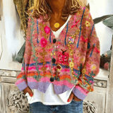 Naisten Kashmir Neule Cardigan