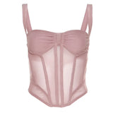 Faye | Naisten Corset-paita | Mesh-paneeleilla