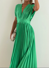 Cléophée - Elegantti ja hienostunut pitkä mekko-Mekot-EmiyoSuomi