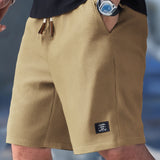 Miesten shortsit nauhaviritys slim fit casual kesä