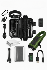 15 - in - 1 Hätäpakkaus - SurvivorX - EmiyoSuomi - Leirintäalue