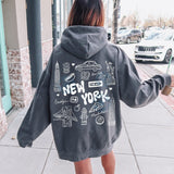 Huppari | New York Doodles, Comfort Colors