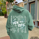 Huppari | New York Doodles, Comfort Colors