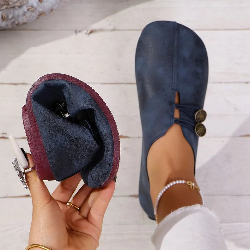Nahka Barefoot Kengät - SERRA️ - Mukavuus - Luonnollisuus-kengät-EmiyoSuomi