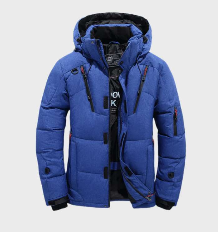 Naisten vedenpitävä tuulenpitävä fleece talvitakki hupulla