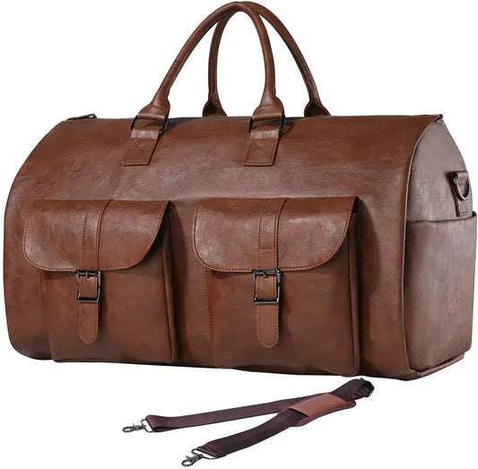 Walter Vintage Nahka Duffle Laukku Miehet vivano-warszawa