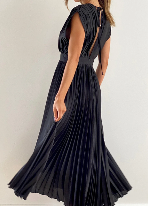 Cléophée - Elegantti ja hienostunut pitkä mekko-Mekot-EmiyoSuomi
