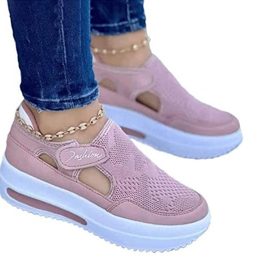 Naisten hengittävä Mesh Sneakers-kengät-EmiyoSuomi