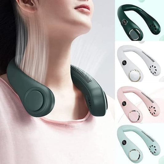 Ladattava Zoe Kaulatuuletin-***Rechargeable Zoe Neck Fan-EmiyoSuomi
