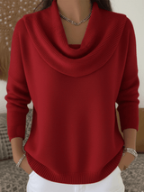 Naisten Merino Villa Cowl Neck Neule