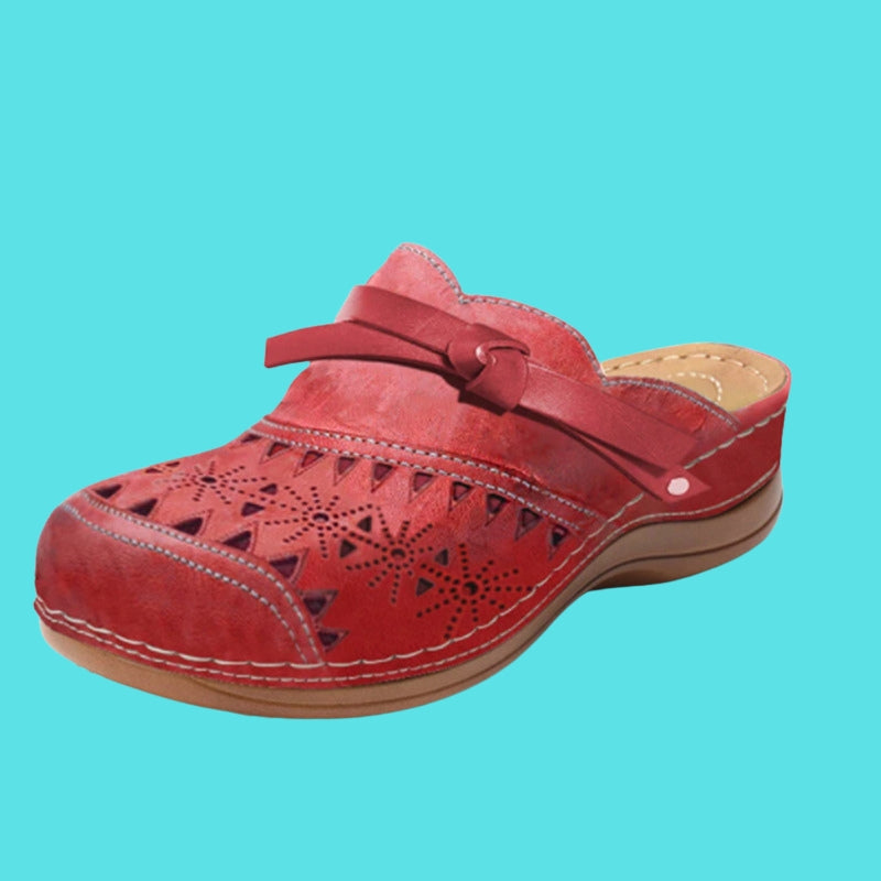 Naisten tasapohjakengät pehmustettu slip-on rusettikoriste rei'itetty pinta