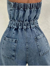 Denim-asusarja | Lomaripustin ja asustin, vetoketju