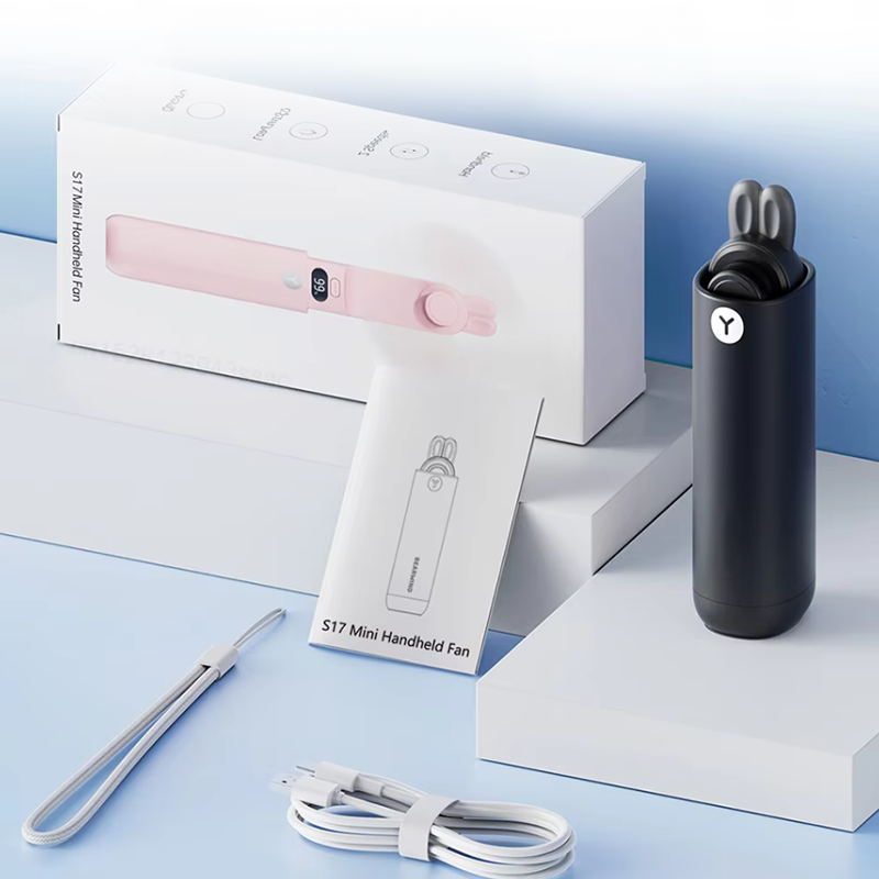 2-in-1 Vetäytyvä Pupun Korva Tuulettimen & Powerbank-jäähdytys-EmiyoSuomi