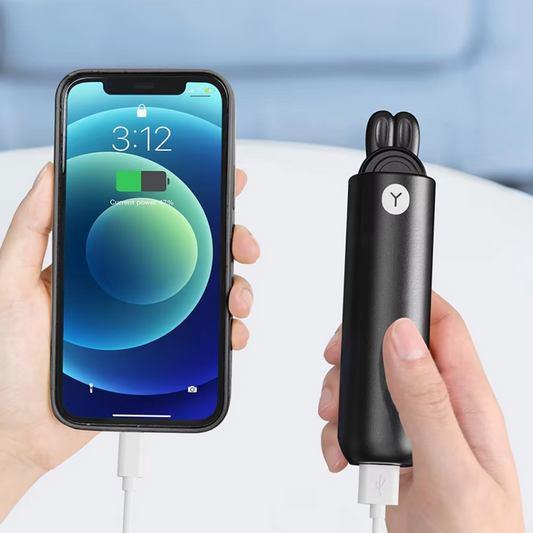 2-in-1 Vetäytyvä Pupun Korva Tuulettimen & Powerbank-jäähdytys-EmiyoSuomi