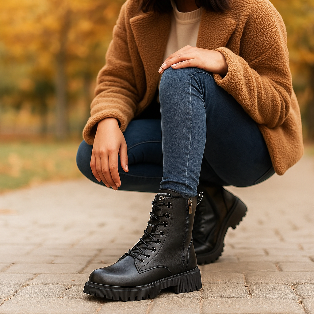 Leder-Winterstiefel für Damen - Stilvoll - Bequem - Langlebig