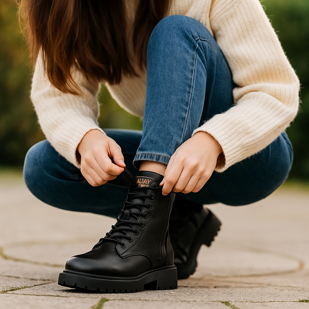Leder-Winterstiefel für Damen - Stilvoll - Bequem - Langlebig